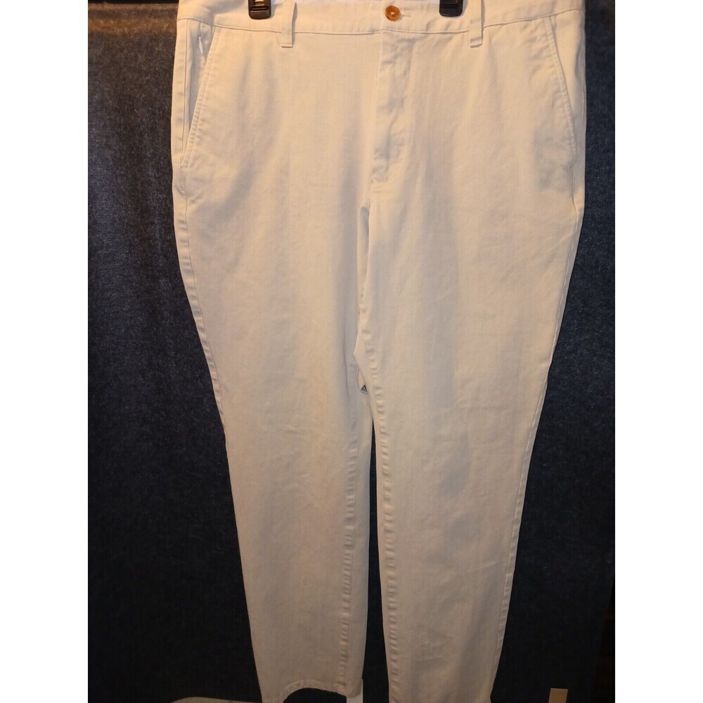 Bonobos Men's Tan Cotton Blend Slim Tapered Leg Chino Trouser Pants Size 36